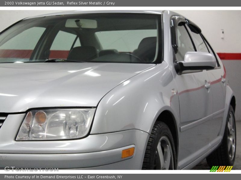 Reflex Silver Metallic / Grey 2003 Volkswagen Jetta GLI Sedan