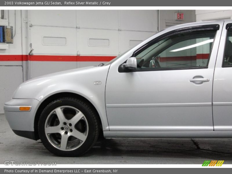 Reflex Silver Metallic / Grey 2003 Volkswagen Jetta GLI Sedan