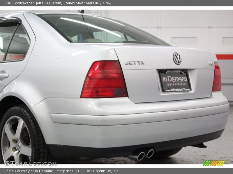 Reflex Silver Metallic / Grey 2003 Volkswagen Jetta GLI Sedan
