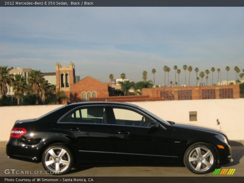 Black / Black 2012 Mercedes-Benz E 350 Sedan