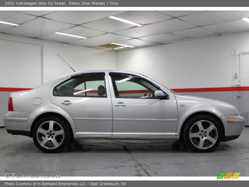 Reflex Silver Metallic / Grey 2003 Volkswagen Jetta GLI Sedan