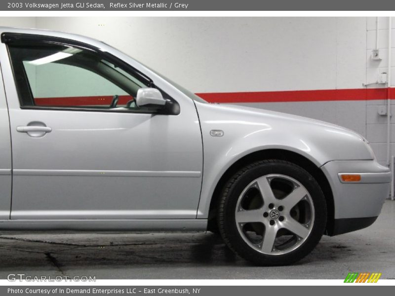 Reflex Silver Metallic / Grey 2003 Volkswagen Jetta GLI Sedan