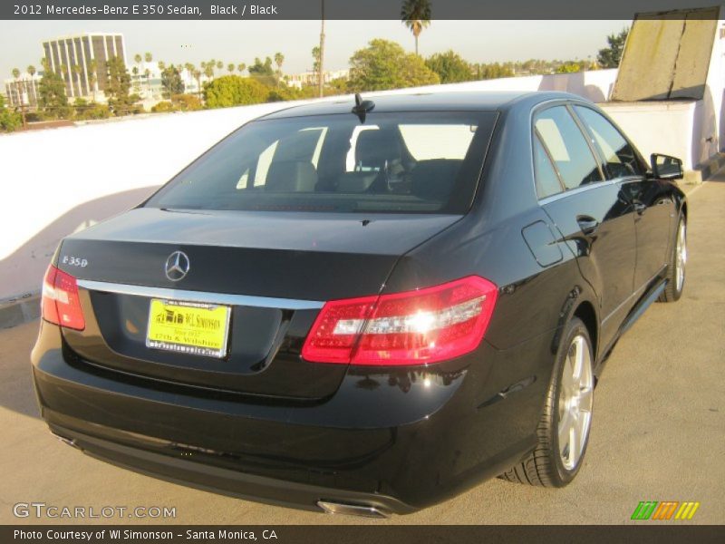 Black / Black 2012 Mercedes-Benz E 350 Sedan