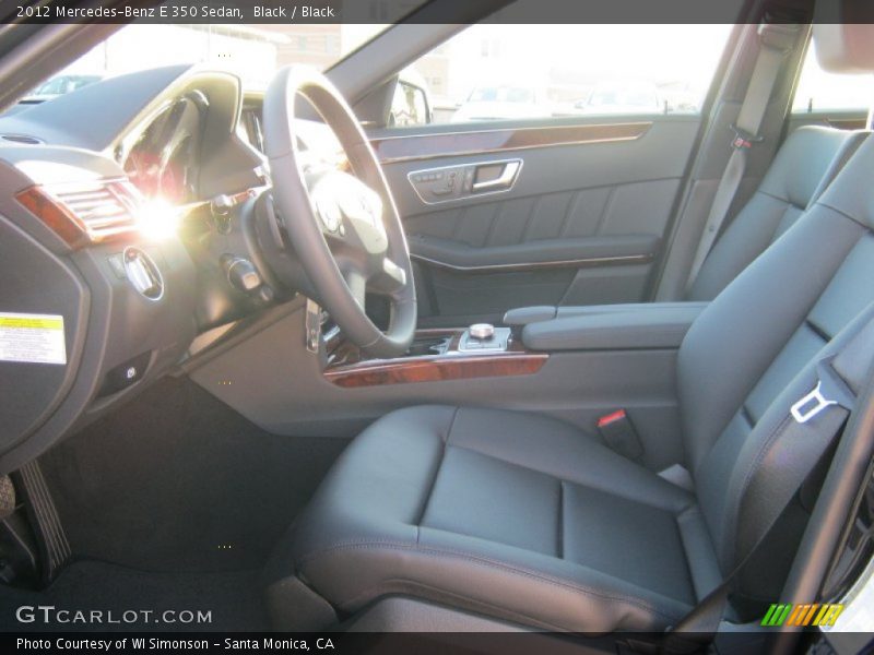 Black / Black 2012 Mercedes-Benz E 350 Sedan