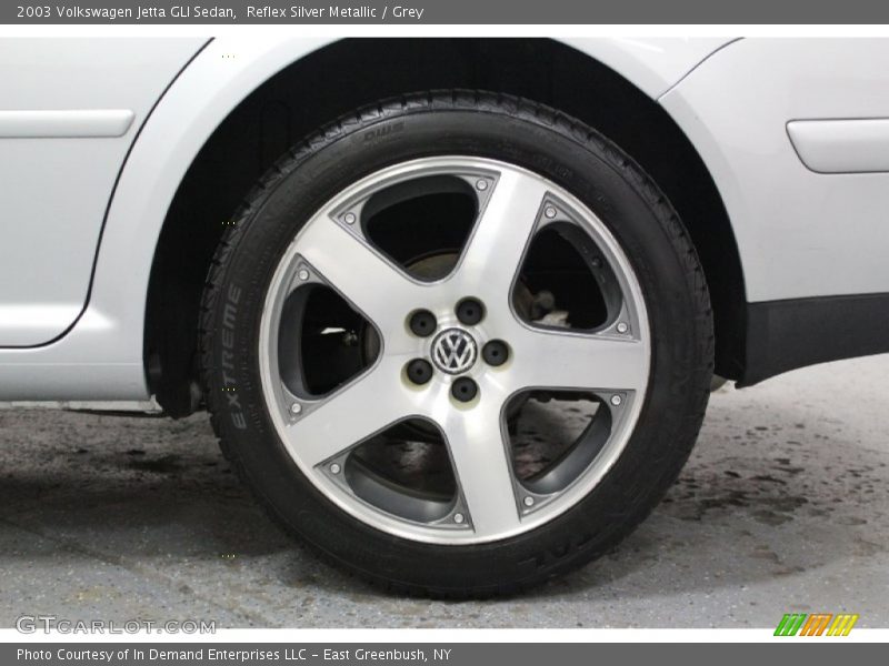 Reflex Silver Metallic / Grey 2003 Volkswagen Jetta GLI Sedan