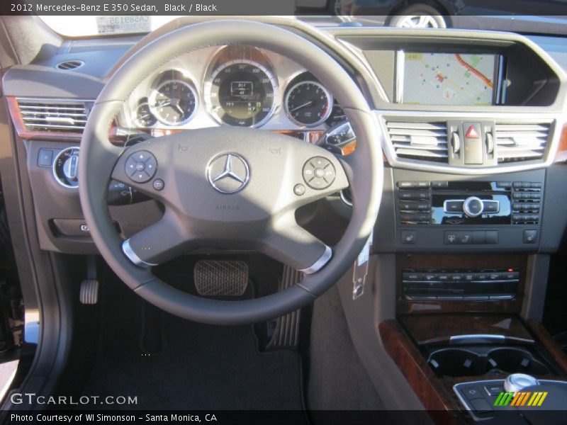 Black / Black 2012 Mercedes-Benz E 350 Sedan