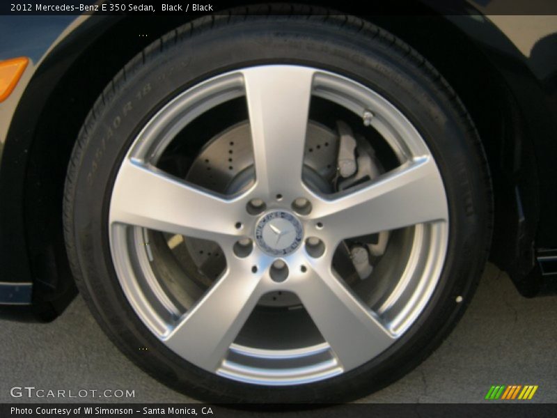 Black / Black 2012 Mercedes-Benz E 350 Sedan