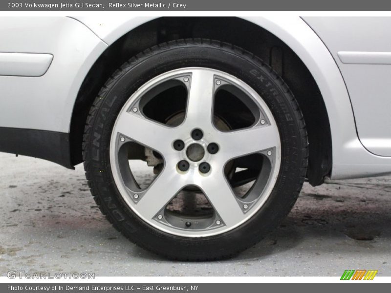 Reflex Silver Metallic / Grey 2003 Volkswagen Jetta GLI Sedan