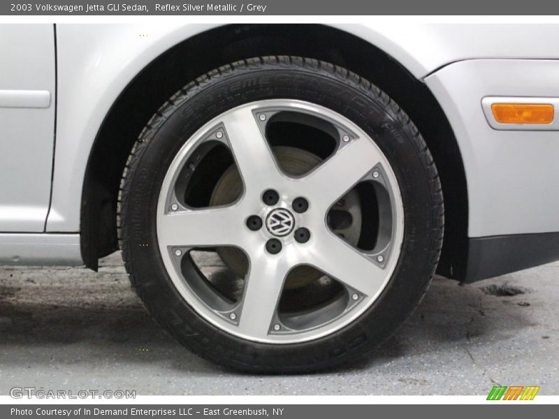Reflex Silver Metallic / Grey 2003 Volkswagen Jetta GLI Sedan