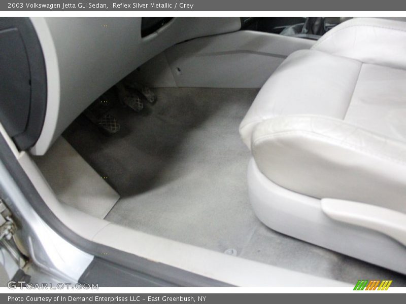 Reflex Silver Metallic / Grey 2003 Volkswagen Jetta GLI Sedan