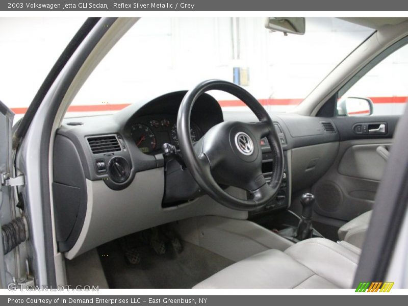 Reflex Silver Metallic / Grey 2003 Volkswagen Jetta GLI Sedan