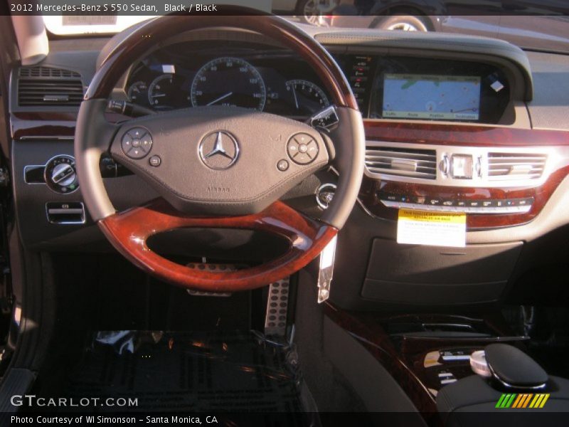 Black / Black 2012 Mercedes-Benz S 550 Sedan