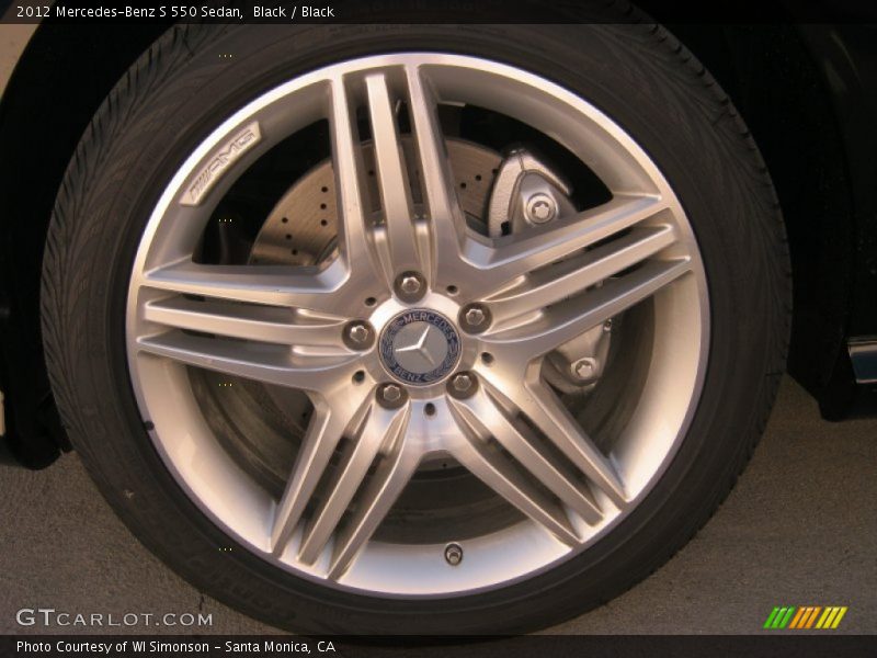 Black / Black 2012 Mercedes-Benz S 550 Sedan
