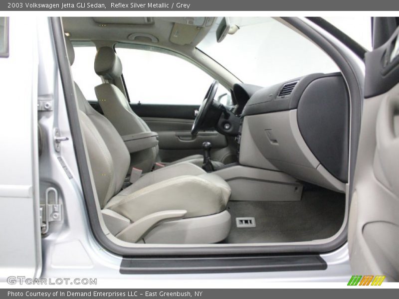 Reflex Silver Metallic / Grey 2003 Volkswagen Jetta GLI Sedan