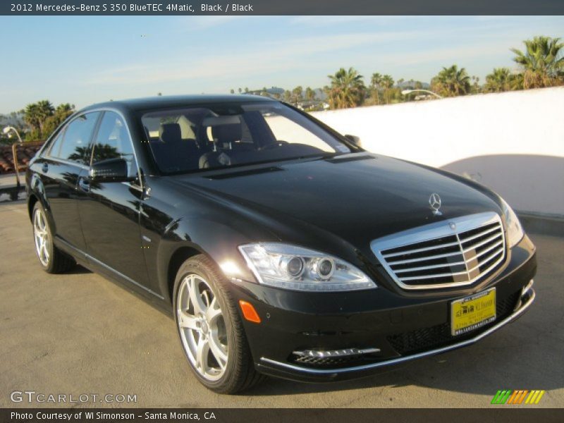 Black / Black 2012 Mercedes-Benz S 350 BlueTEC 4Matic