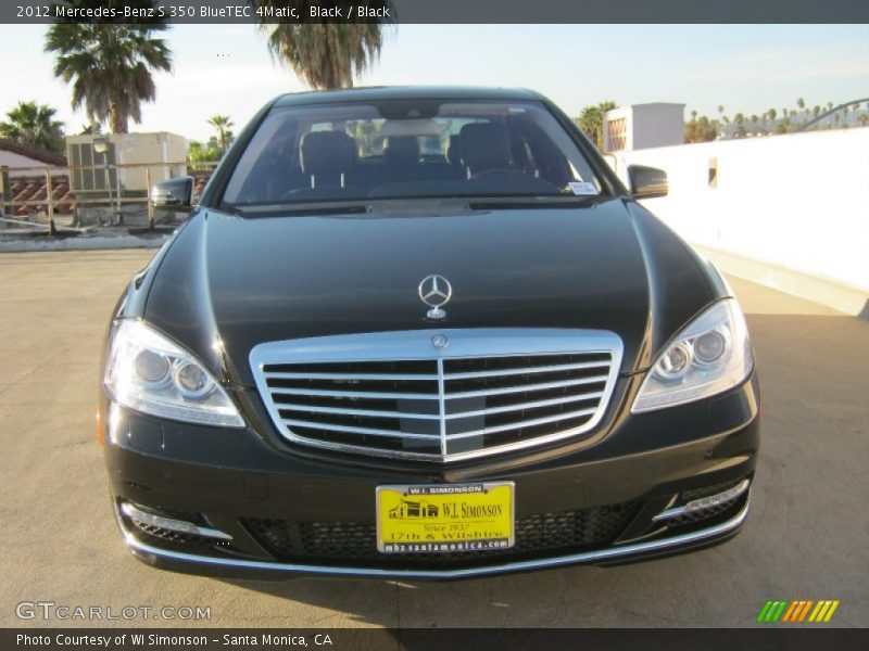 Black / Black 2012 Mercedes-Benz S 350 BlueTEC 4Matic