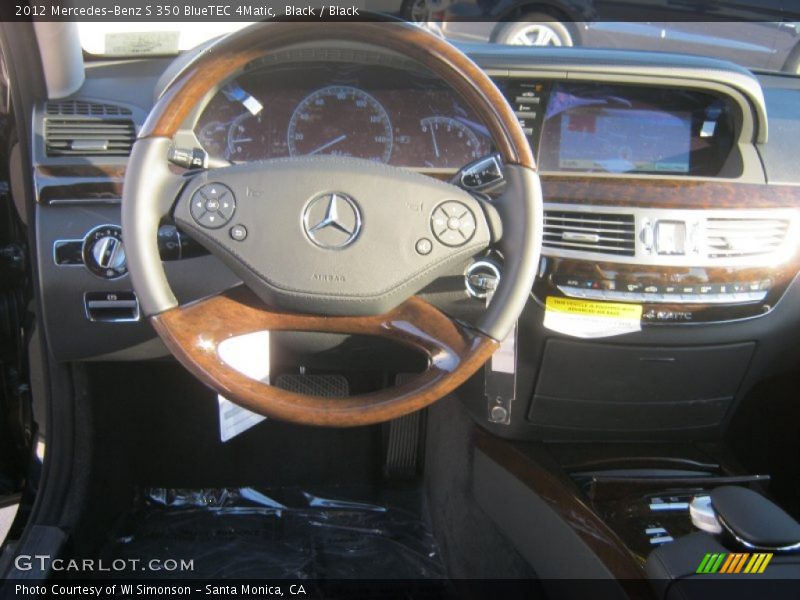 Black / Black 2012 Mercedes-Benz S 350 BlueTEC 4Matic