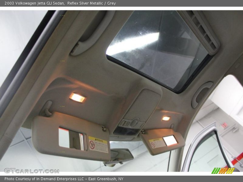 Reflex Silver Metallic / Grey 2003 Volkswagen Jetta GLI Sedan