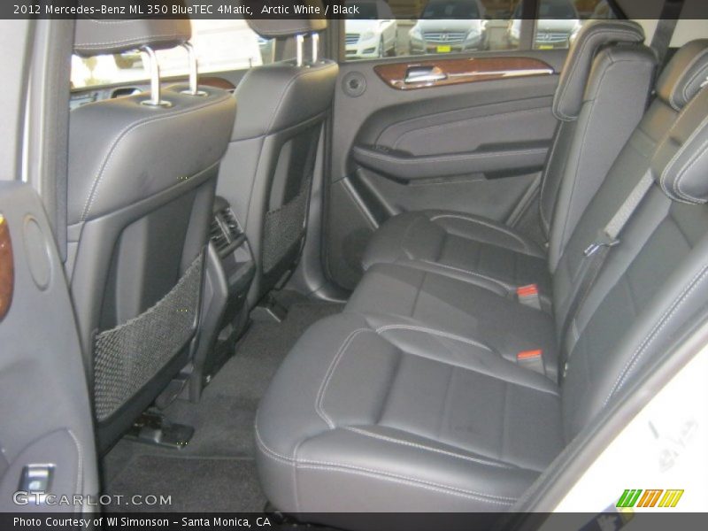 Arctic White / Black 2012 Mercedes-Benz ML 350 BlueTEC 4Matic