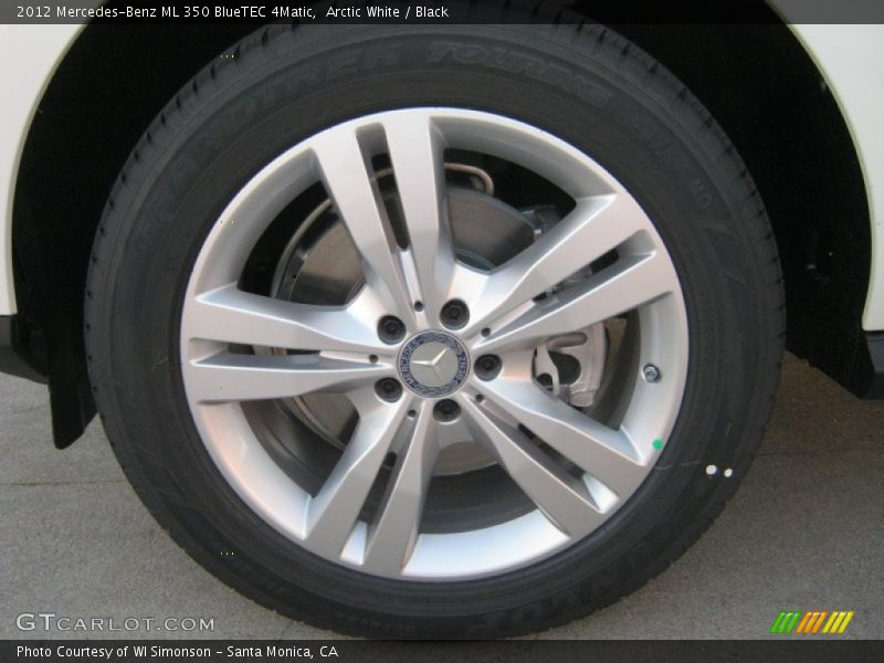 Arctic White / Black 2012 Mercedes-Benz ML 350 BlueTEC 4Matic