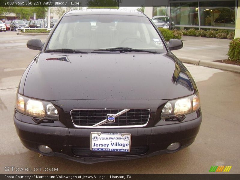 Black / Taupe 2003 Volvo S60 2.5T AWD