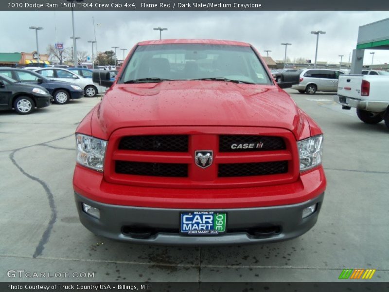 Flame Red / Dark Slate/Medium Graystone 2010 Dodge Ram 1500 TRX4 Crew Cab 4x4