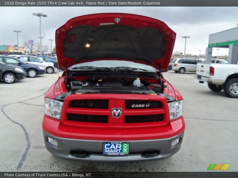 Flame Red / Dark Slate/Medium Graystone 2010 Dodge Ram 1500 TRX4 Crew Cab 4x4