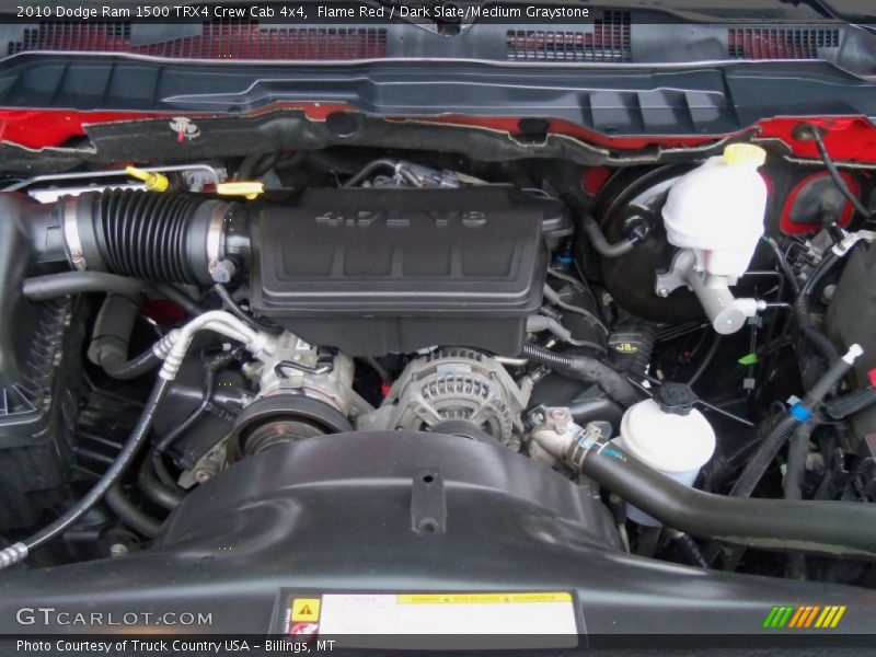 Flame Red / Dark Slate/Medium Graystone 2010 Dodge Ram 1500 TRX4 Crew Cab 4x4