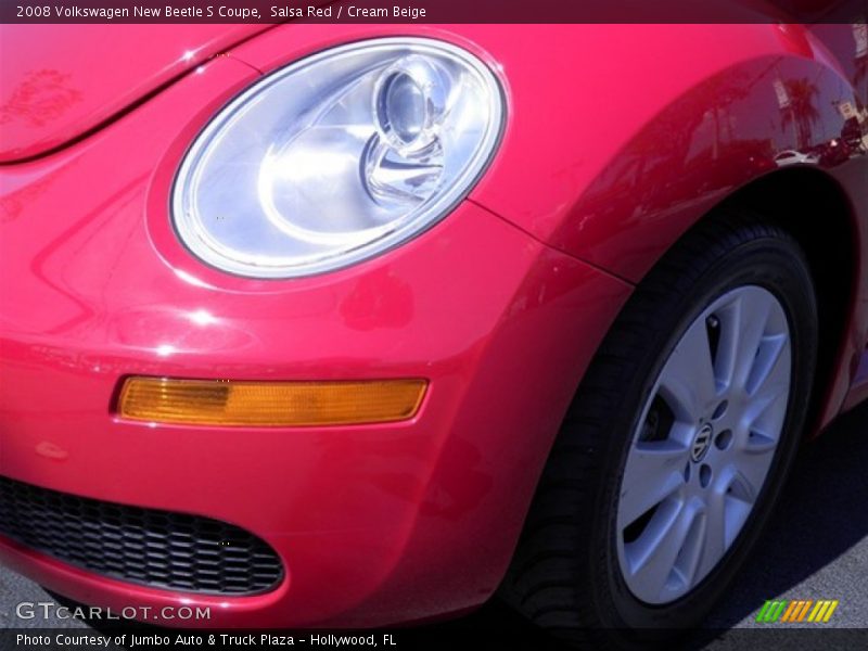 Salsa Red / Cream Beige 2008 Volkswagen New Beetle S Coupe