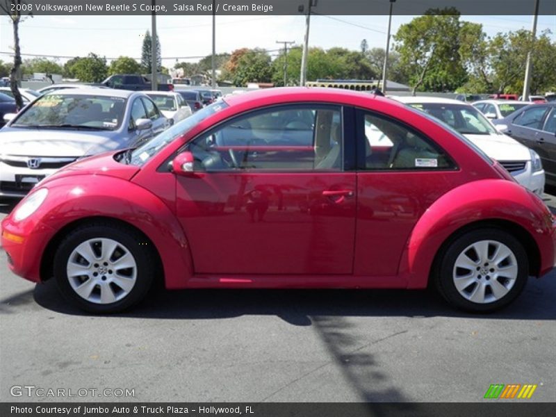 Salsa Red / Cream Beige 2008 Volkswagen New Beetle S Coupe