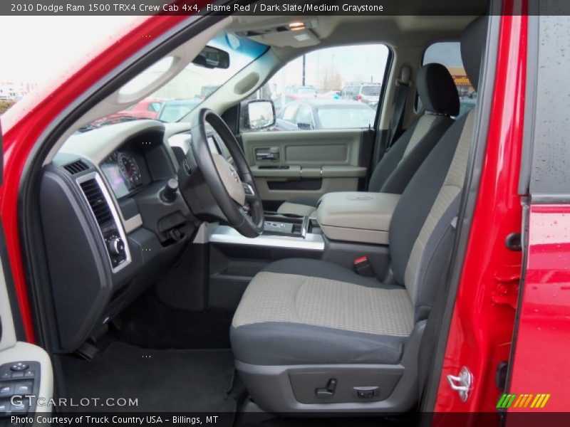 Flame Red / Dark Slate/Medium Graystone 2010 Dodge Ram 1500 TRX4 Crew Cab 4x4