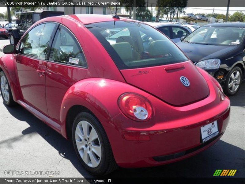 Salsa Red / Cream Beige 2008 Volkswagen New Beetle S Coupe