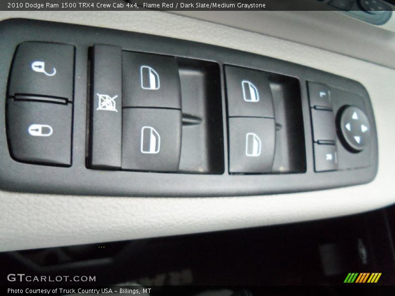 Flame Red / Dark Slate/Medium Graystone 2010 Dodge Ram 1500 TRX4 Crew Cab 4x4
