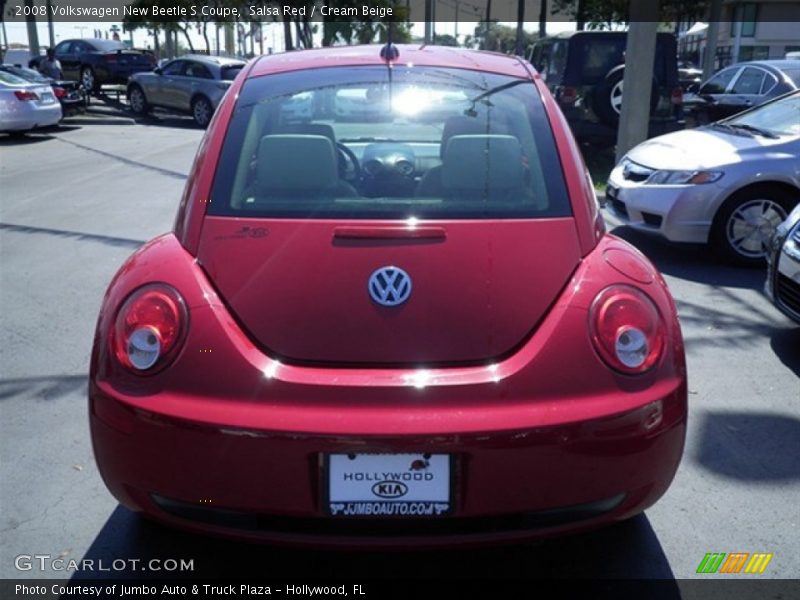 Salsa Red / Cream Beige 2008 Volkswagen New Beetle S Coupe
