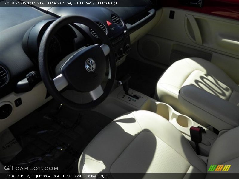 Salsa Red / Cream Beige 2008 Volkswagen New Beetle S Coupe