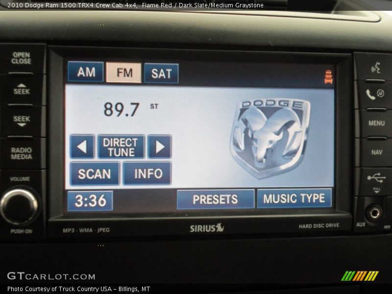 Flame Red / Dark Slate/Medium Graystone 2010 Dodge Ram 1500 TRX4 Crew Cab 4x4