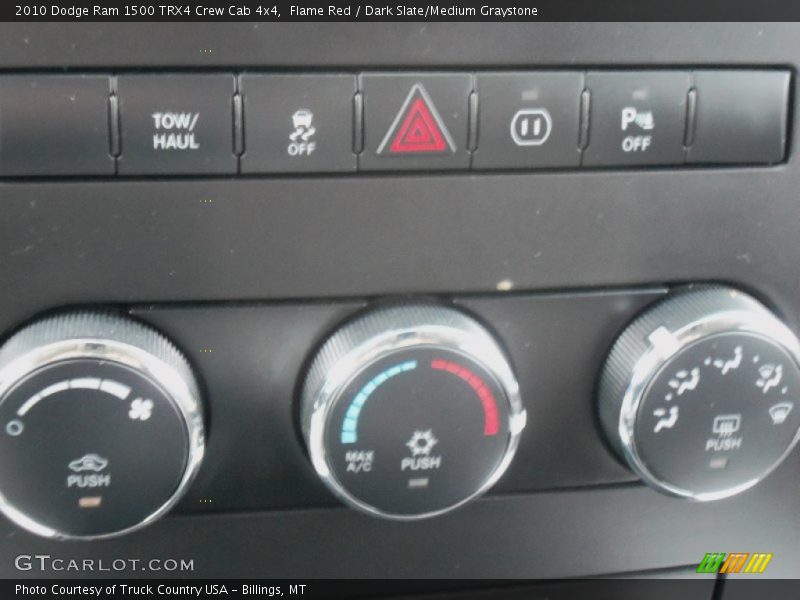 Flame Red / Dark Slate/Medium Graystone 2010 Dodge Ram 1500 TRX4 Crew Cab 4x4