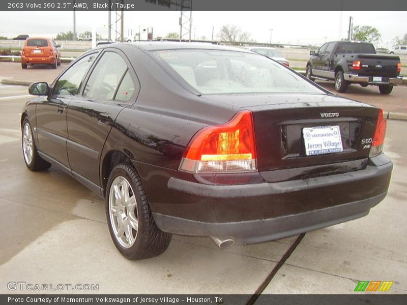 Black / Taupe 2003 Volvo S60 2.5T AWD