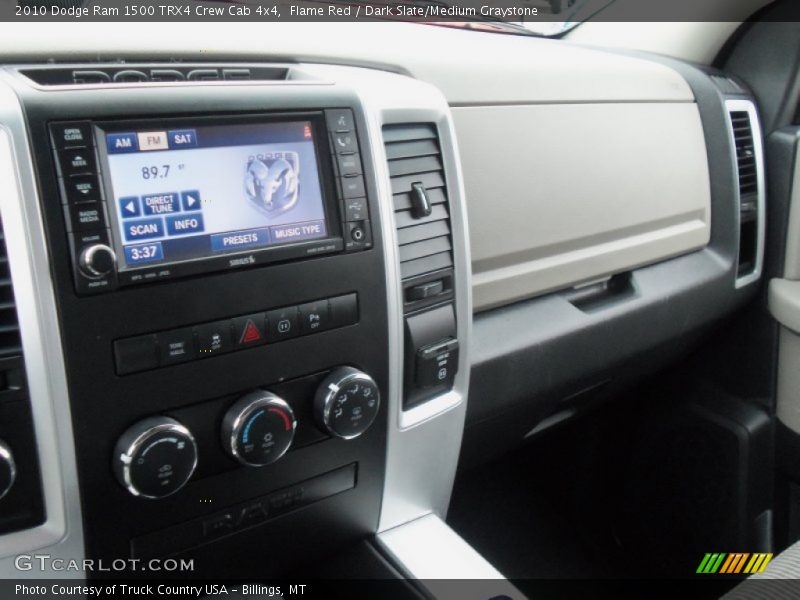 Flame Red / Dark Slate/Medium Graystone 2010 Dodge Ram 1500 TRX4 Crew Cab 4x4
