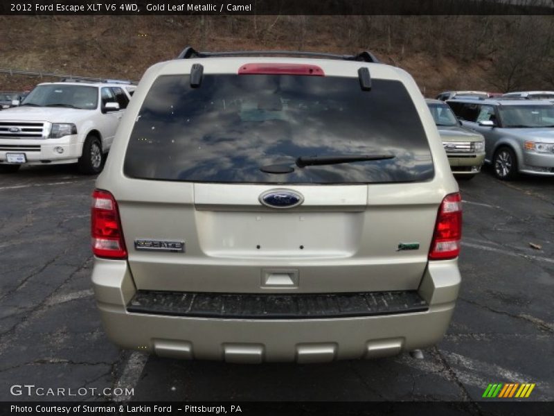 Gold Leaf Metallic / Camel 2012 Ford Escape XLT V6 4WD