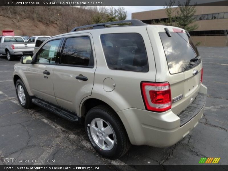 Gold Leaf Metallic / Camel 2012 Ford Escape XLT V6 4WD