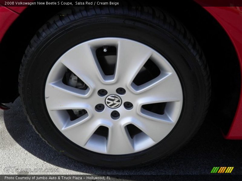 Salsa Red / Cream Beige 2008 Volkswagen New Beetle S Coupe