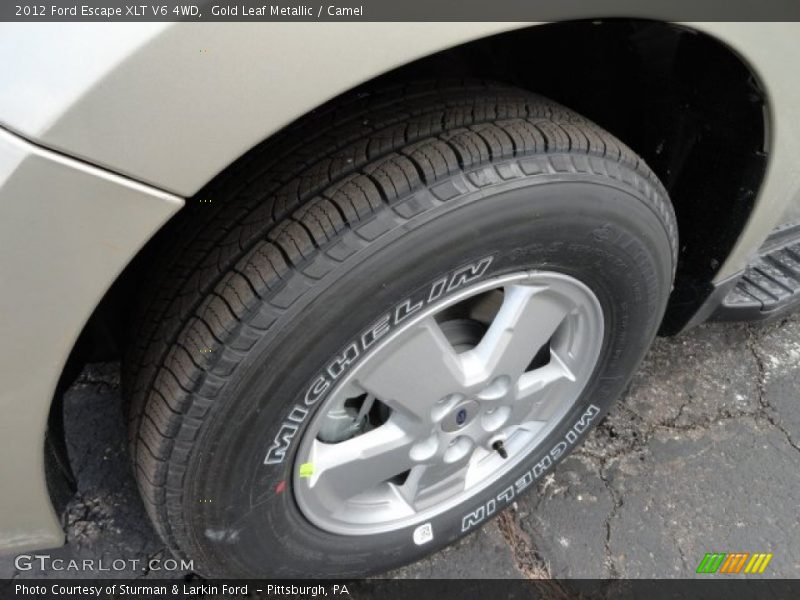 Gold Leaf Metallic / Camel 2012 Ford Escape XLT V6 4WD
