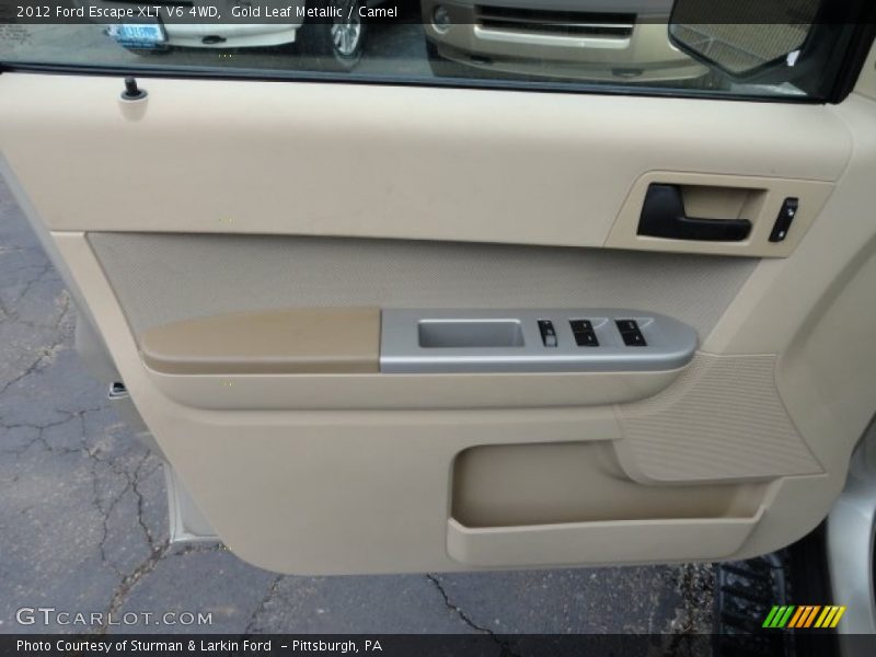Gold Leaf Metallic / Camel 2012 Ford Escape XLT V6 4WD