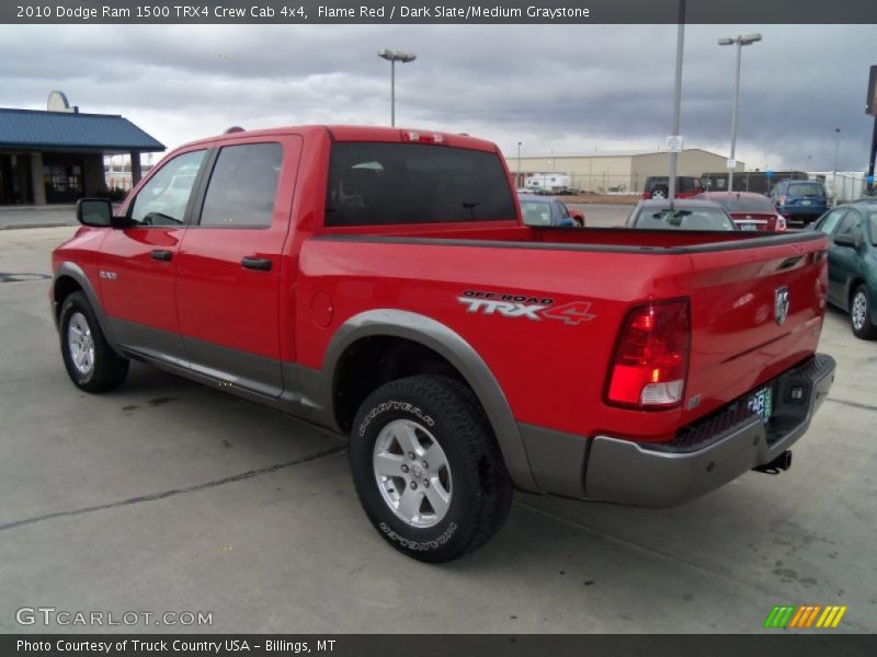 Flame Red / Dark Slate/Medium Graystone 2010 Dodge Ram 1500 TRX4 Crew Cab 4x4