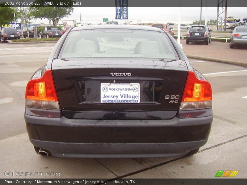 Black / Taupe 2003 Volvo S60 2.5T AWD