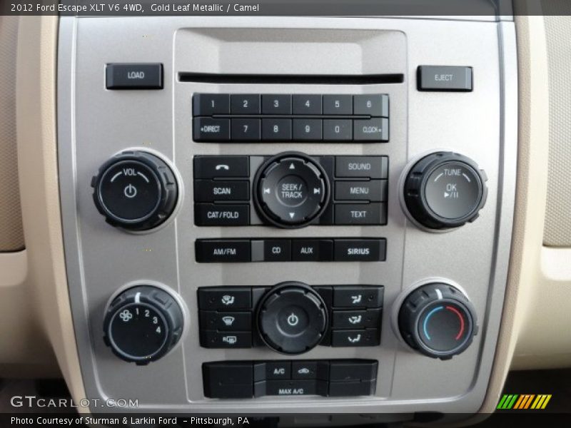 Gold Leaf Metallic / Camel 2012 Ford Escape XLT V6 4WD