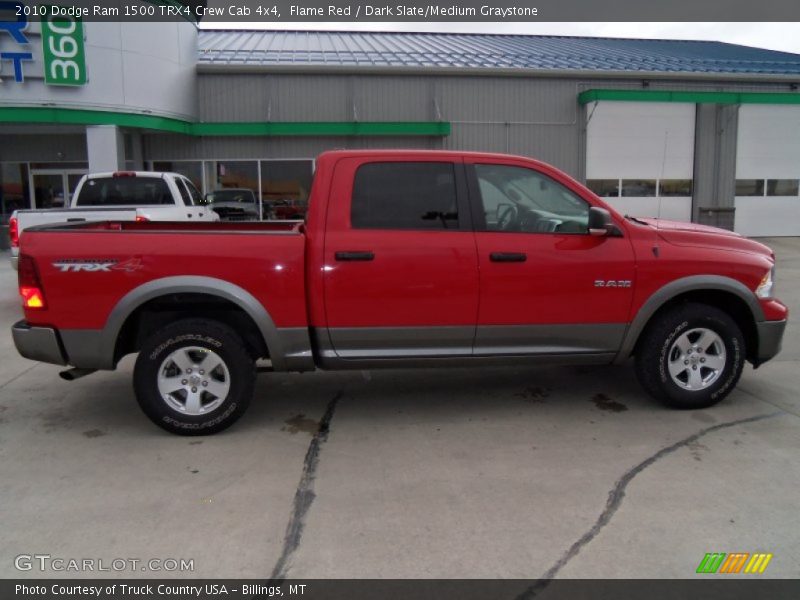Flame Red / Dark Slate/Medium Graystone 2010 Dodge Ram 1500 TRX4 Crew Cab 4x4