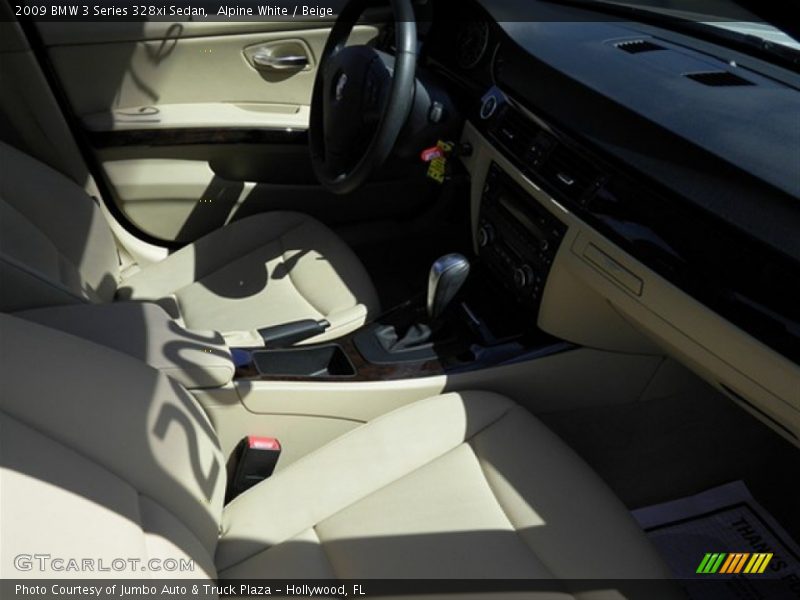 Alpine White / Beige 2009 BMW 3 Series 328xi Sedan