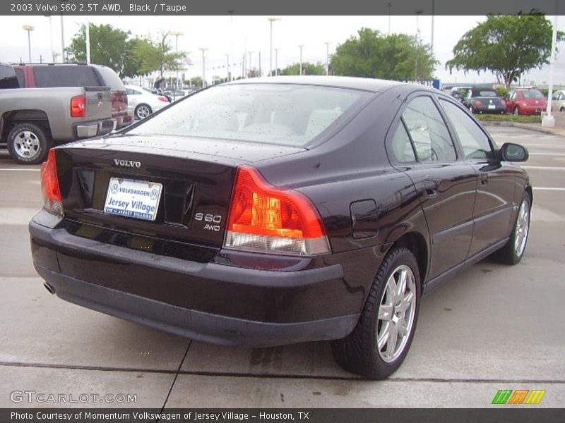 Black / Taupe 2003 Volvo S60 2.5T AWD